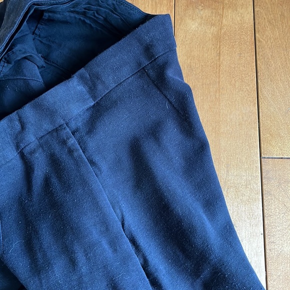 Wide leg navy blue pants - Picture 2 of 4
